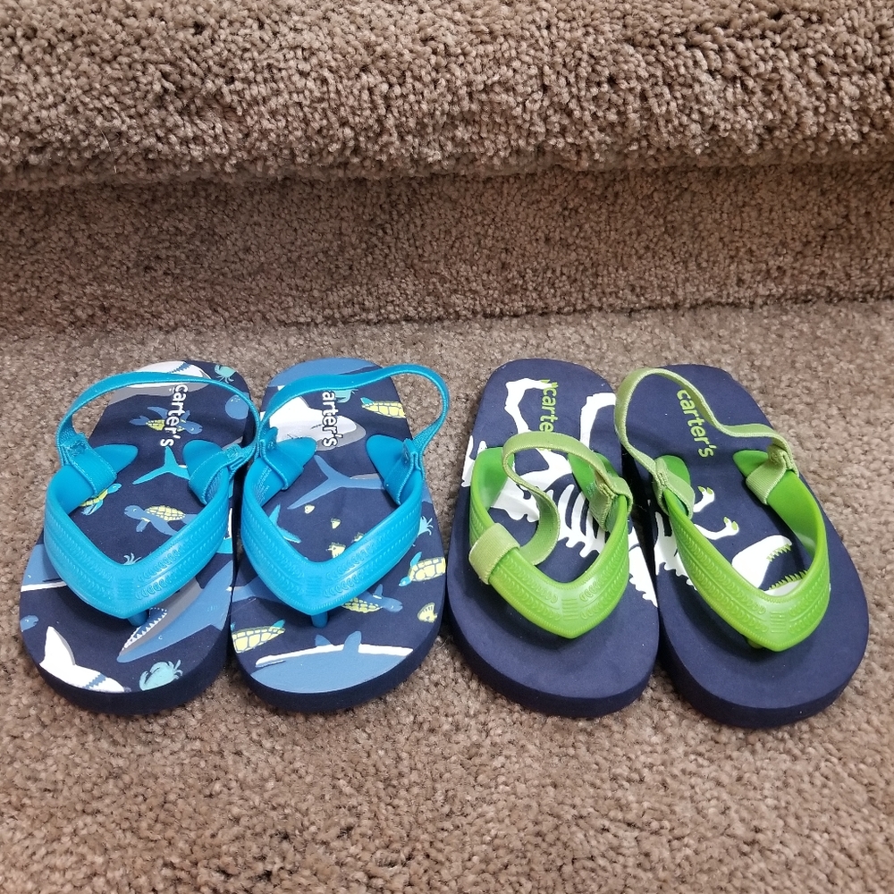 2 pair of Flip Flops for Infant Boy